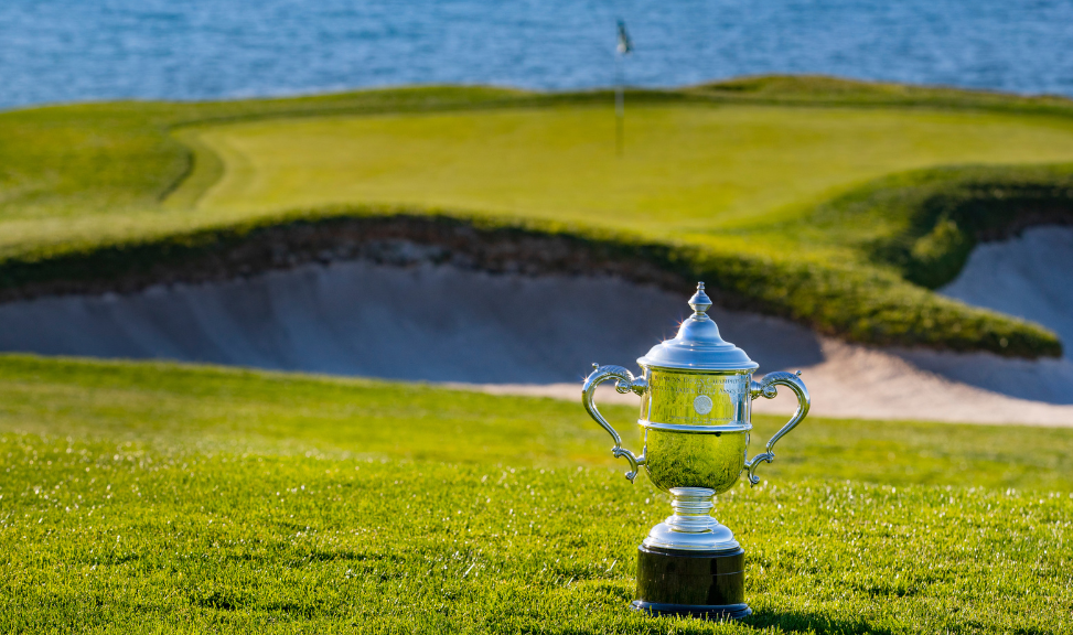 US Women's Open: the Harton S. Semple trophy at Pebble Beach