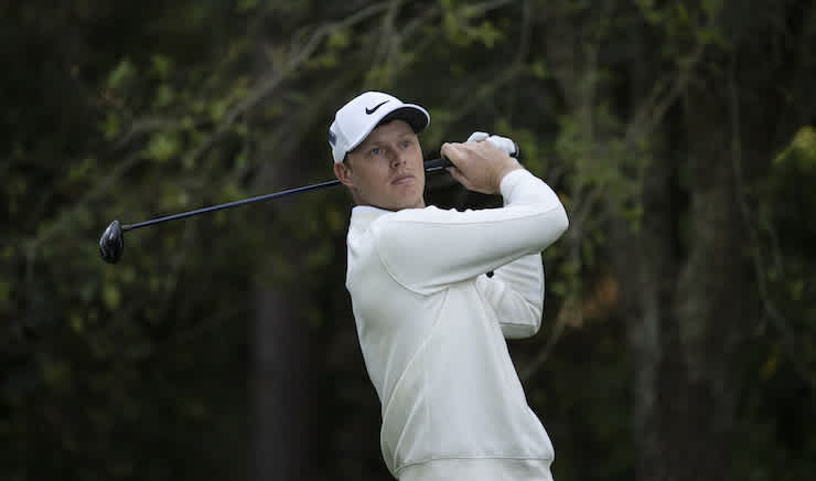 Cameron Davis at Augusta National during round two of the 88th Masters.