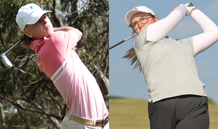 Jack Buchanan and Amelia Whinney are two of the players that have secured their spot in the ISPS HANDA Australian Open.