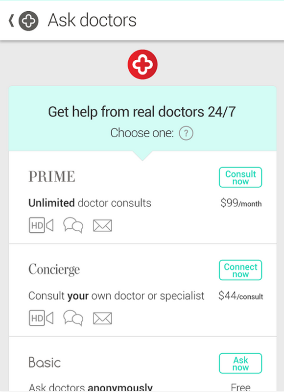 PolicyGenius HealthTap health app