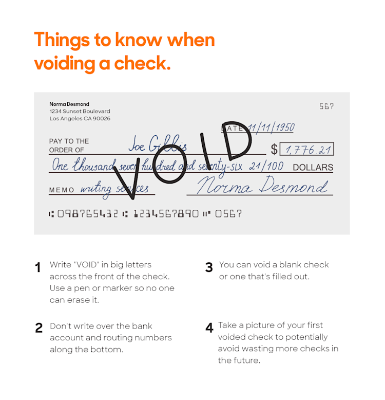 Avoid Checks How To Void a Check – Policygenius