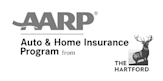 The Hartford & AARP home insurance logo