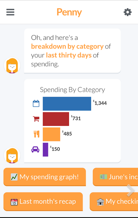 PolicyGenius Penny personal finance app