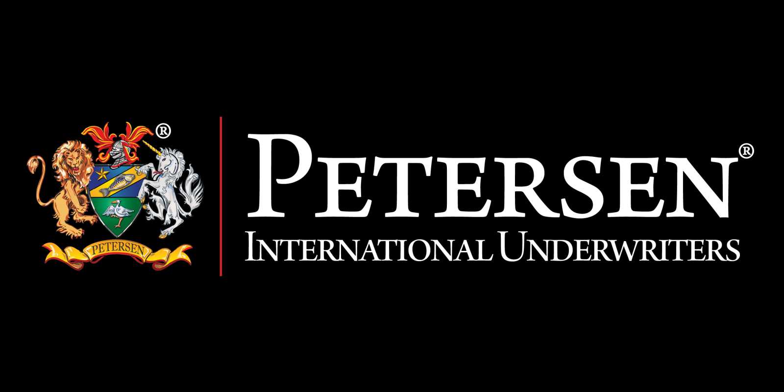A logo of Petersen, a company that offers disability insurance.