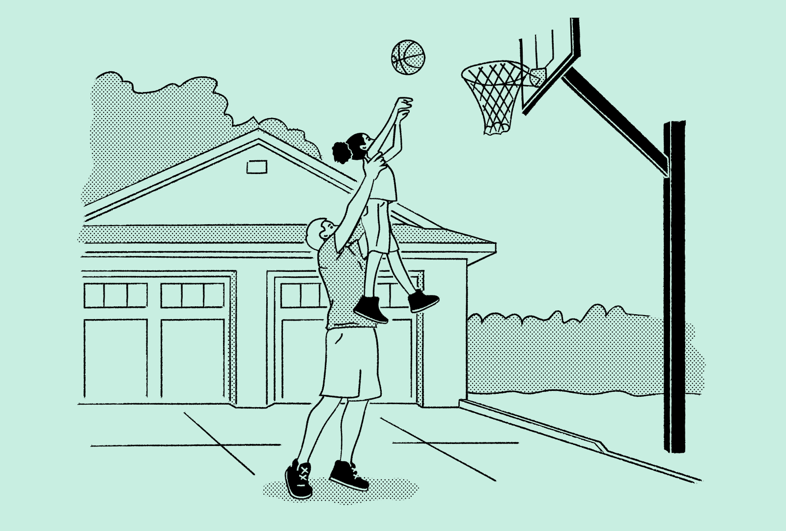 Illustration Basketball