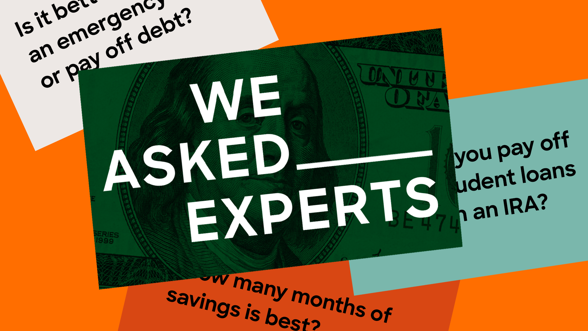 Featured Image We asked 17 experts: Save or pay off debt first?
