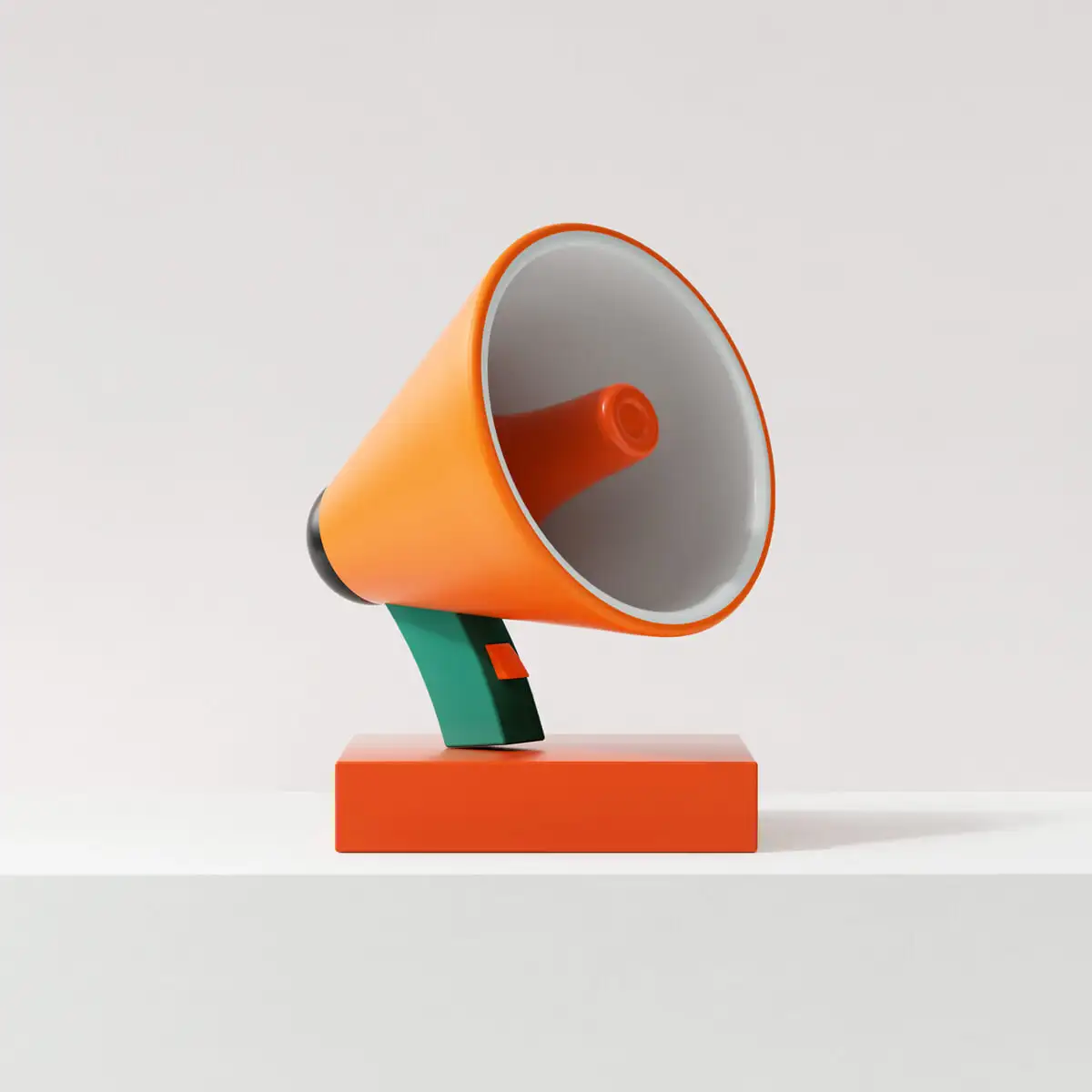orange megaphone 