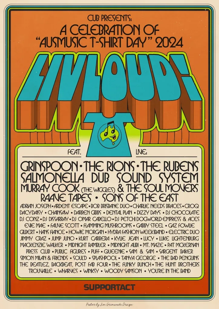CUB proudly announces ‘LIV LOUD 2024’ to support live music venues, featuring major and breakout Aussie artists