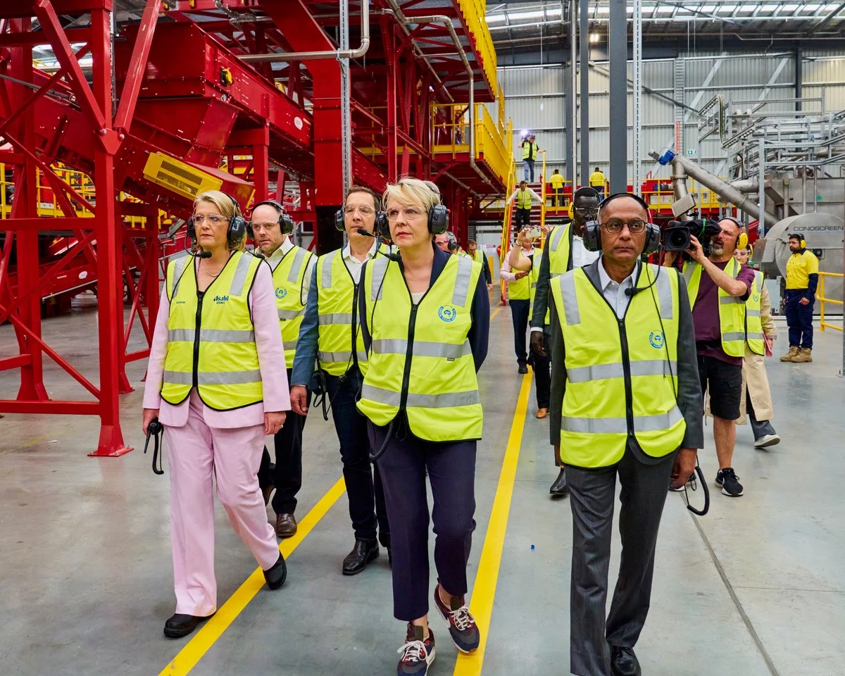 Victoria’s biggest PET plastic bottle recycling plant opens for business in Melbourne