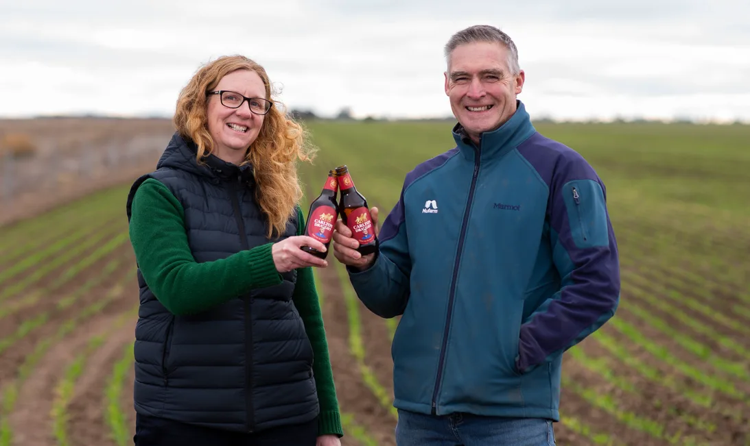 Farmers raise their glasses to home-grown beers