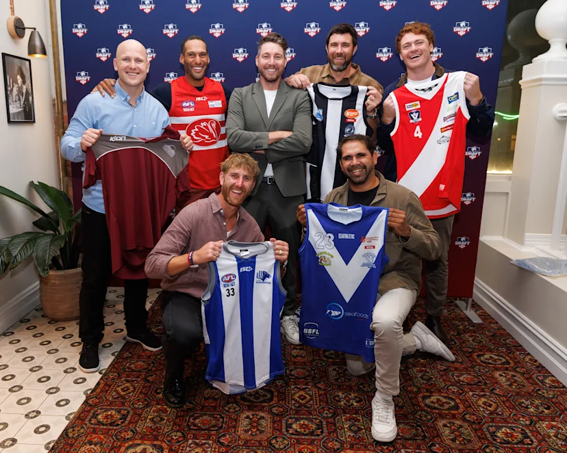 The picks are in: Six local footy clubs welcome AFL legends for 'The Carlton Draft' 2026