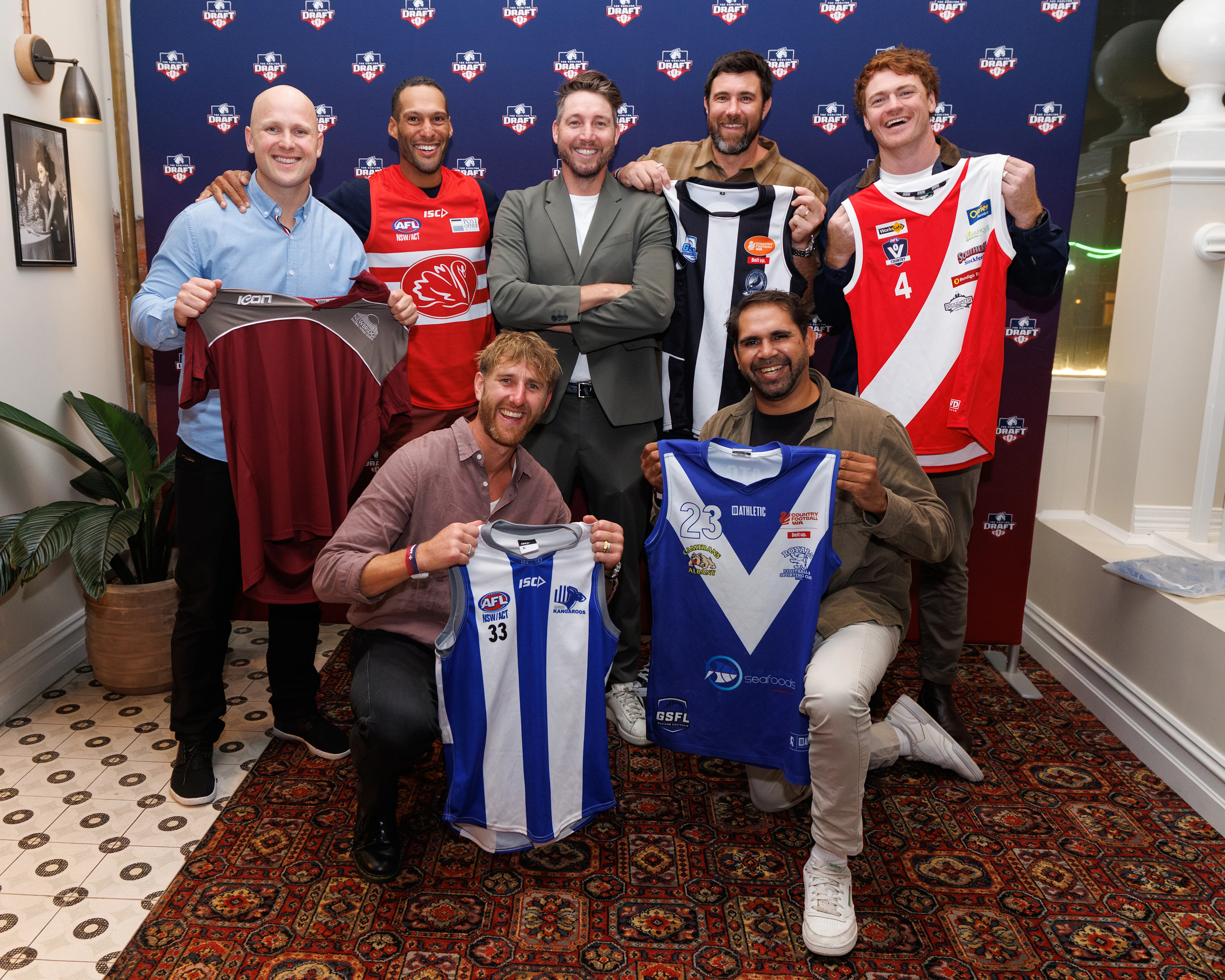 The picks are in: Six local footy clubs welcome AFL legends for 'The Carlton Draft' 2026