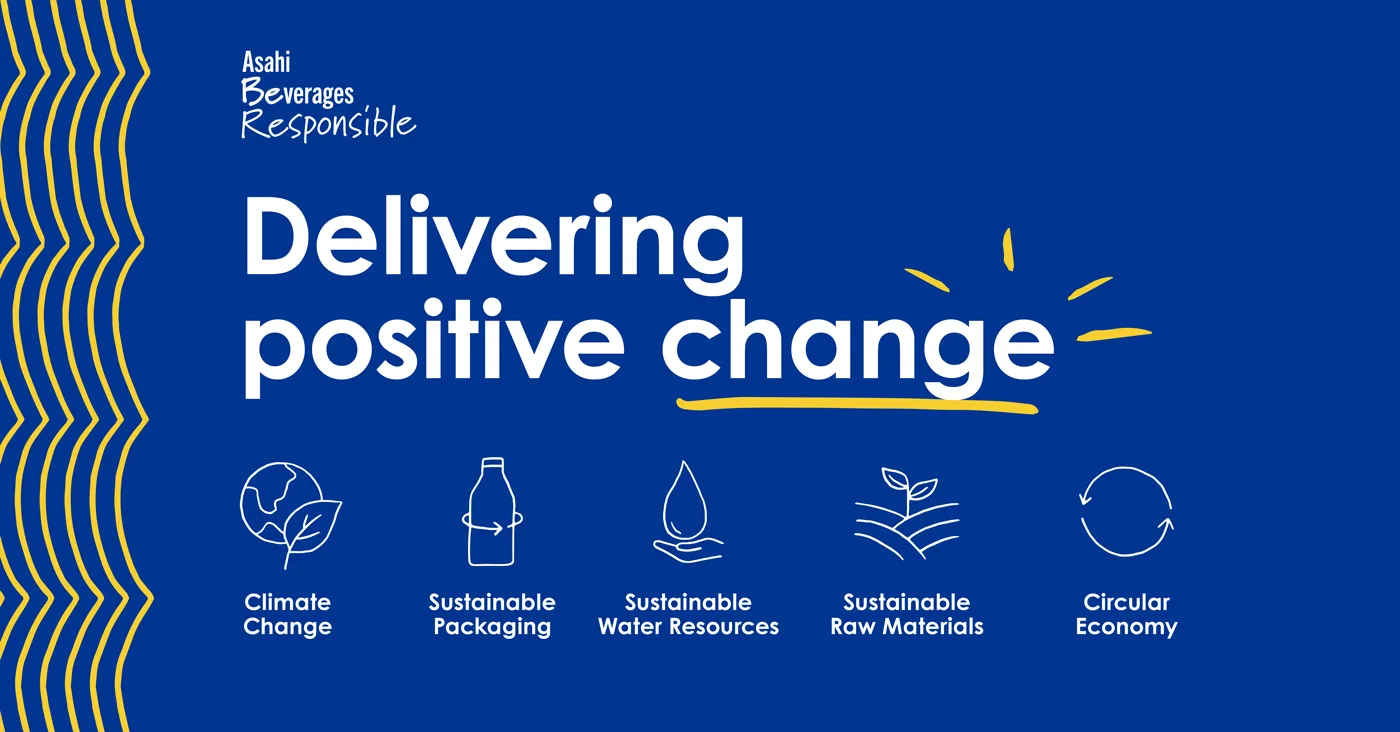 Asahi Beverages commits to ambitious sustainability targets