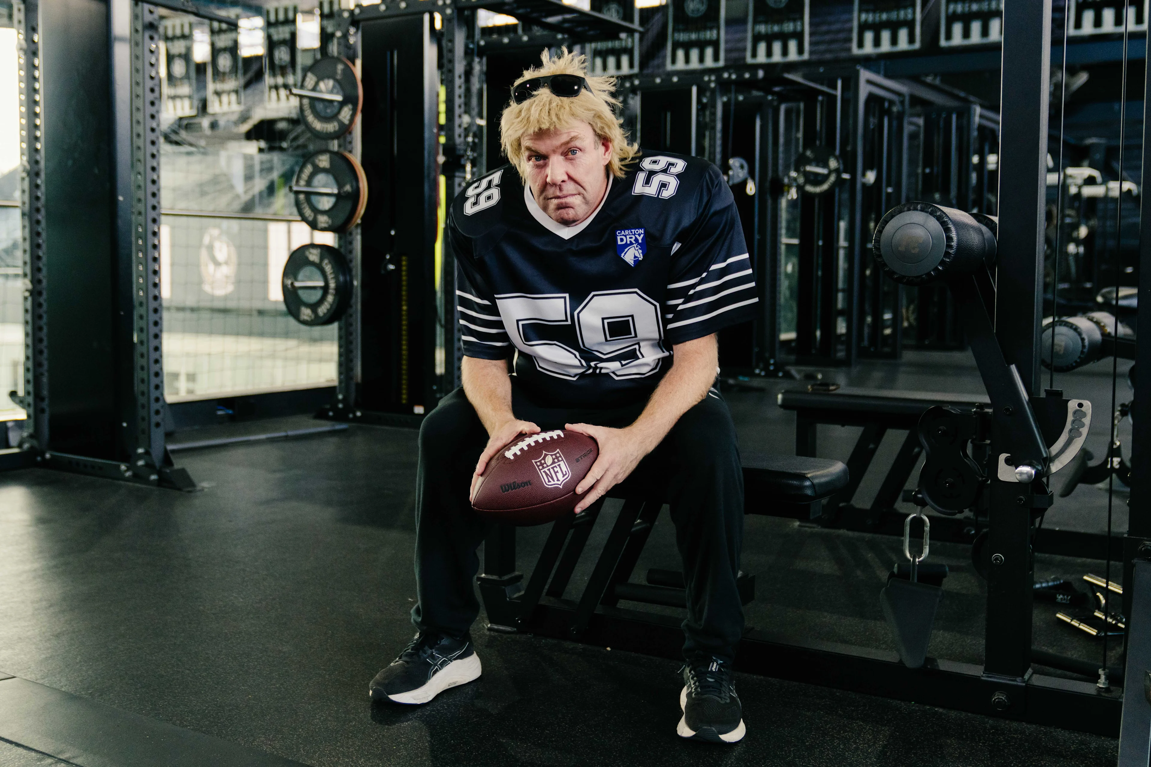 Strauchanie sets his sights on the NFL with Carlton Dry’s It’s Still Footy campaign