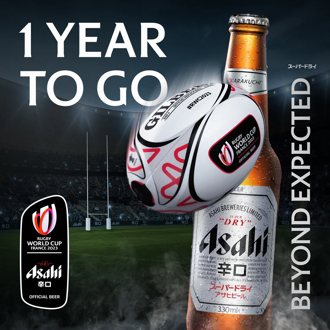 Asahi Beverages brews up once-in-a-lifetime experiences for rugby fans with one year to Rugby World Cup 2023