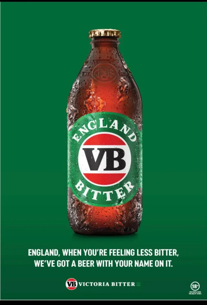 England Bitter – the new Big Warm Beer for our old English foes