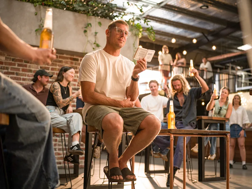 Balter Cerveza and ATime&Place launch Mick Fanning’s new book, made entirely of beer coasters, and it might be the most Aussie thing ever