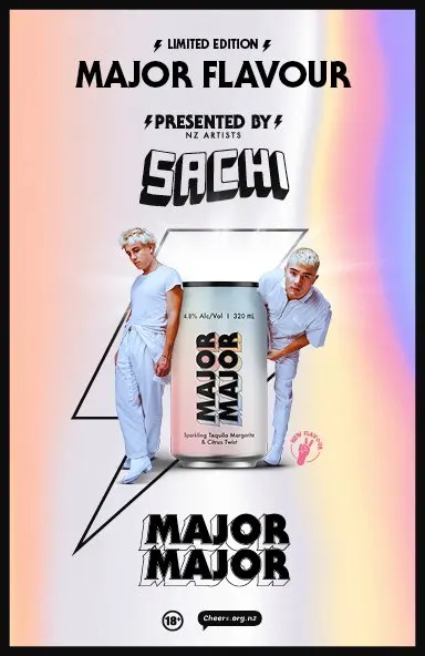 NZ music duo partner with Major Major RTD brand to introduce a new look and flavour