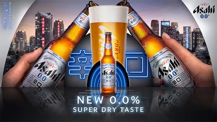 Asahi Super Dry 0.0% hits New Zealand as an alcohol-free alternative to Japan’s number one selling beer and first super-dry beer