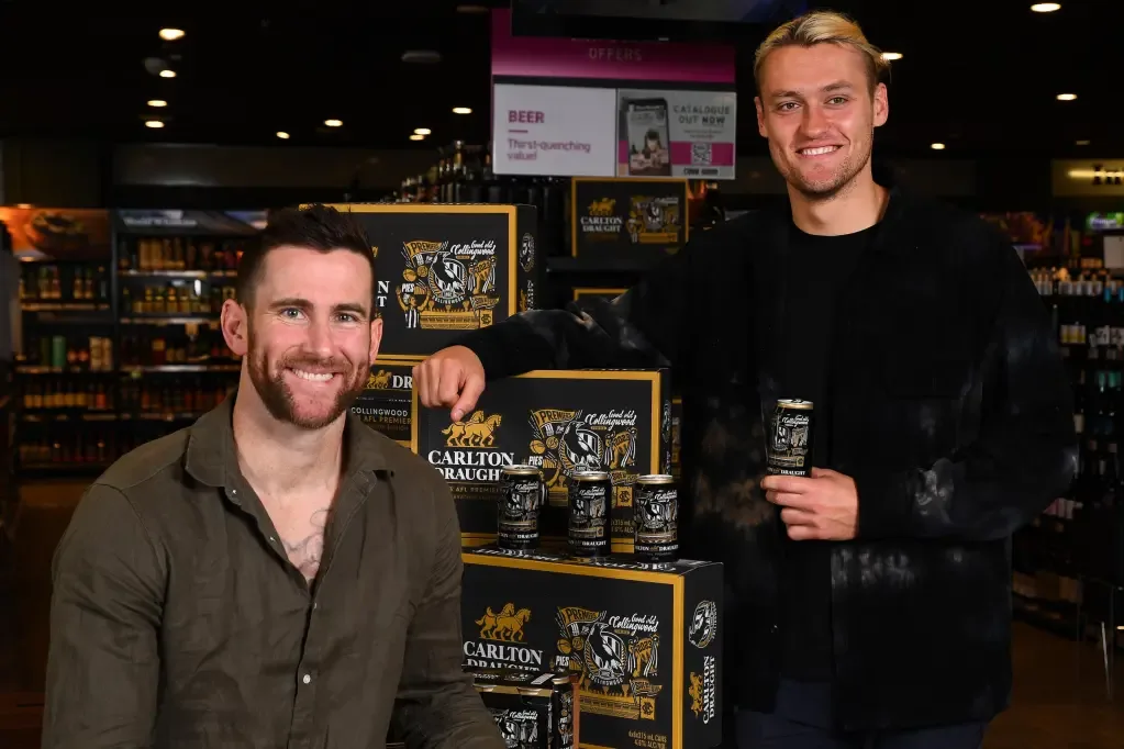 Hot Pies, Cold Beer! Collingwood Cans Roll Off The Line