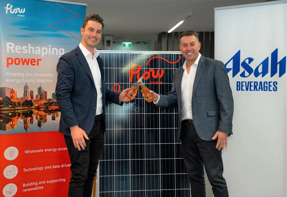 Asahi Beverages secures 40,000 MWh of renewable energy in 8-year deal with Flow Power