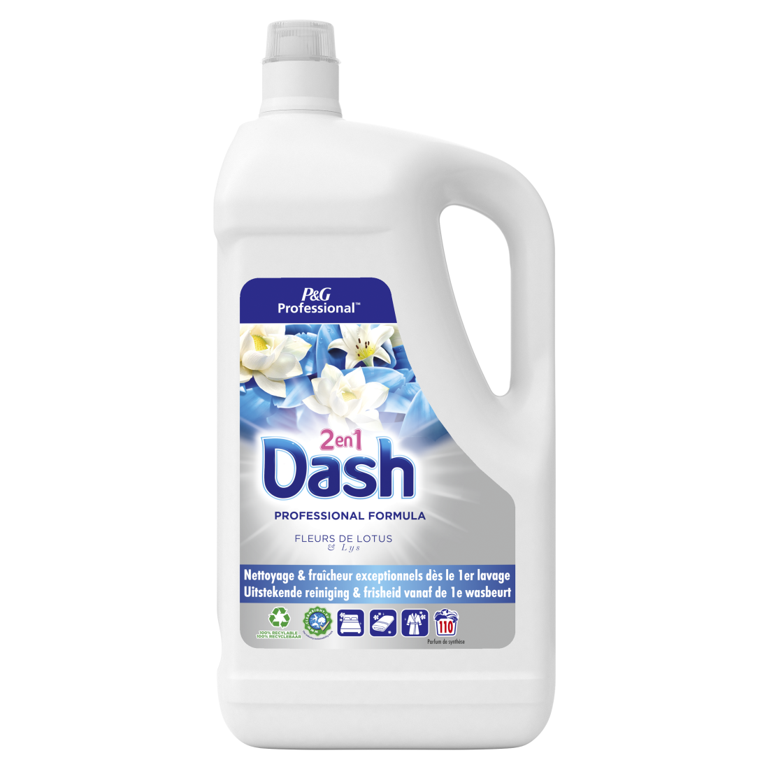 Lessive professionnelle liquide Dash 2 en 1