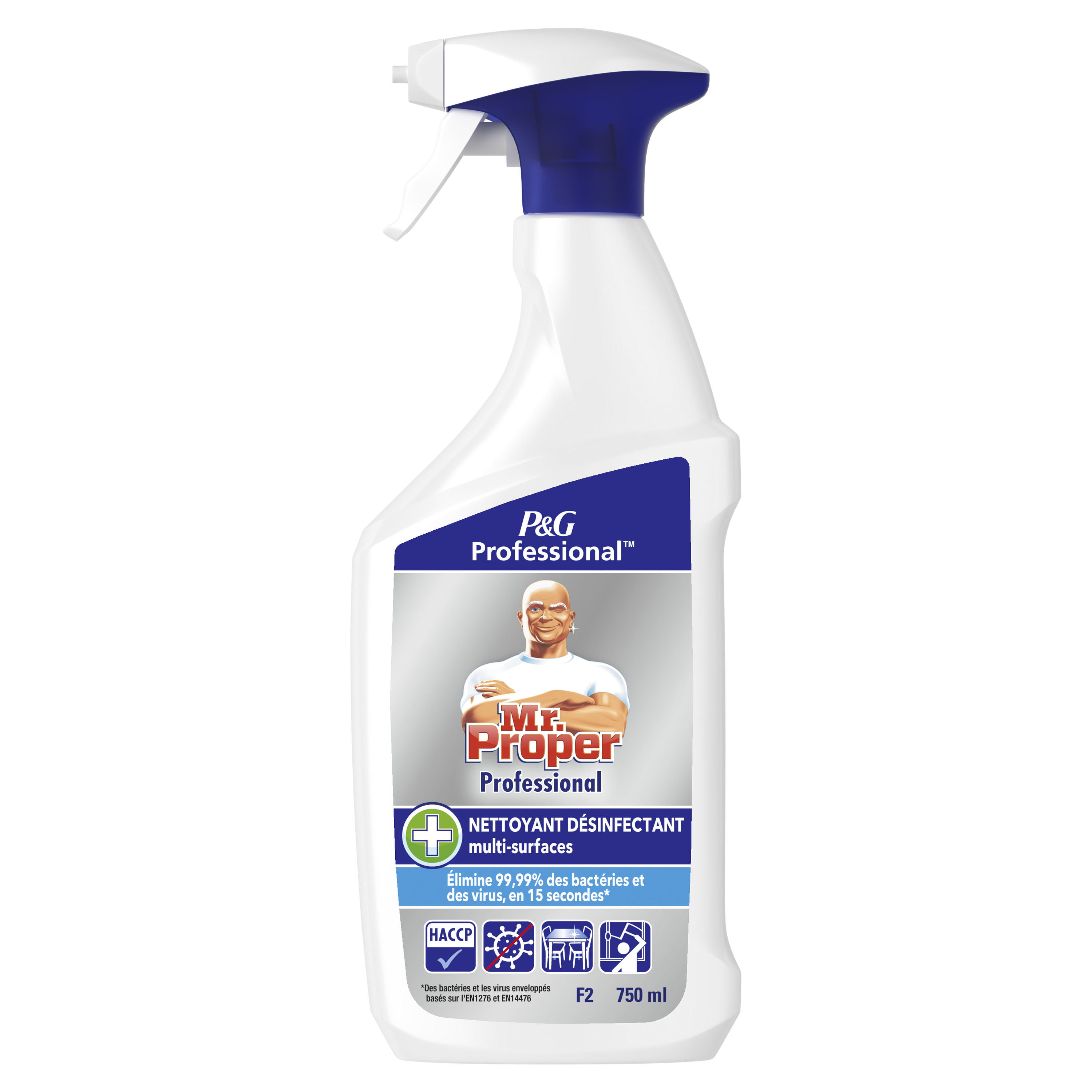Spray désinfectant nettoyant surface alimentaire