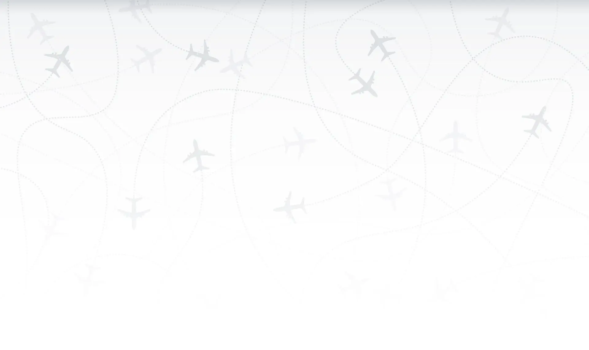 A grey and white background image that contains silhouettes of airplanes.