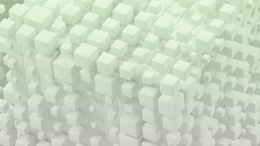 Abstract image of a cube. 