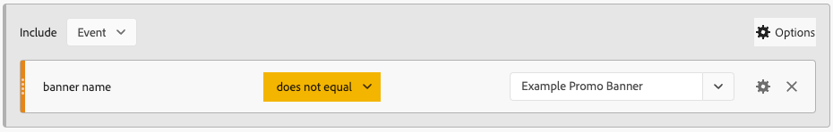 Define a Negative Event in Adobe CJA