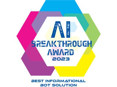 AI Breakthrough Award Logo 2023