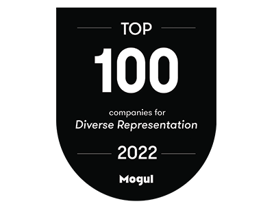 Mogul Top 100 Workplaces For Diverse Representation Award Logo