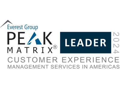 Logo for Everest Group Customer Experience Management (CXM) Americas PEAK Matrix® 