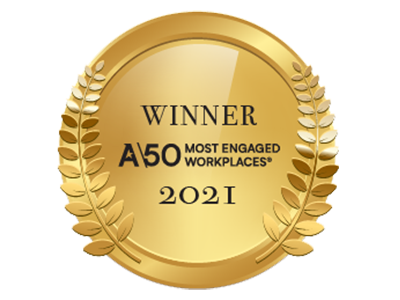 Achievers 50 Most Engaged Workplaces award logo