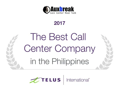 TI Auxbreak Best Call Center Company Award - 2017