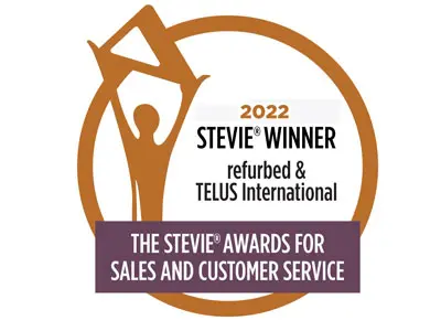 Stevie award for sales and customer service 2022 logo