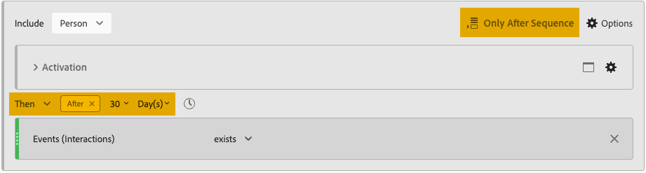 Track Activity 30 Days After Activation Event in Adobe CJA