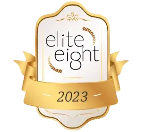 Winner badge for Elite 8 within the Achievers 50 Most Engaged Workplaces® Awards.