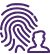 Icon of fingerprint and person
