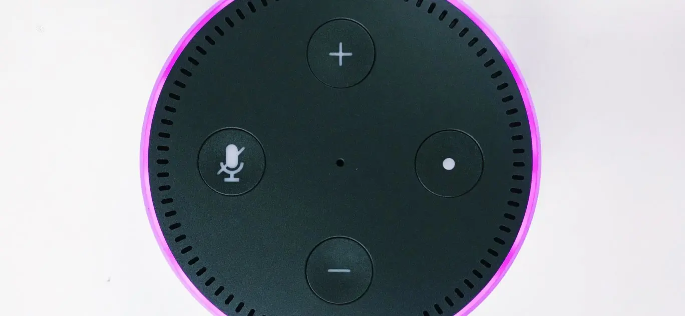 Picture of a voice assistant control interface