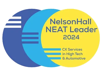 Award logo: NelsonHall Neat Leader 2024