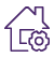 Smart home automation icon