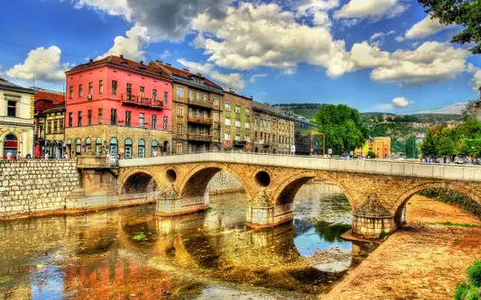 Image of a bridge in Bosnia
