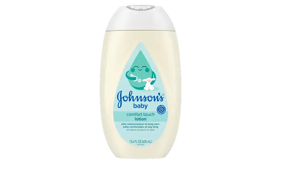 Johnson’s® Our Scents & Fragrance featuring Comfort Touch Newborn Baby Face & Body Lotion Bottle Image