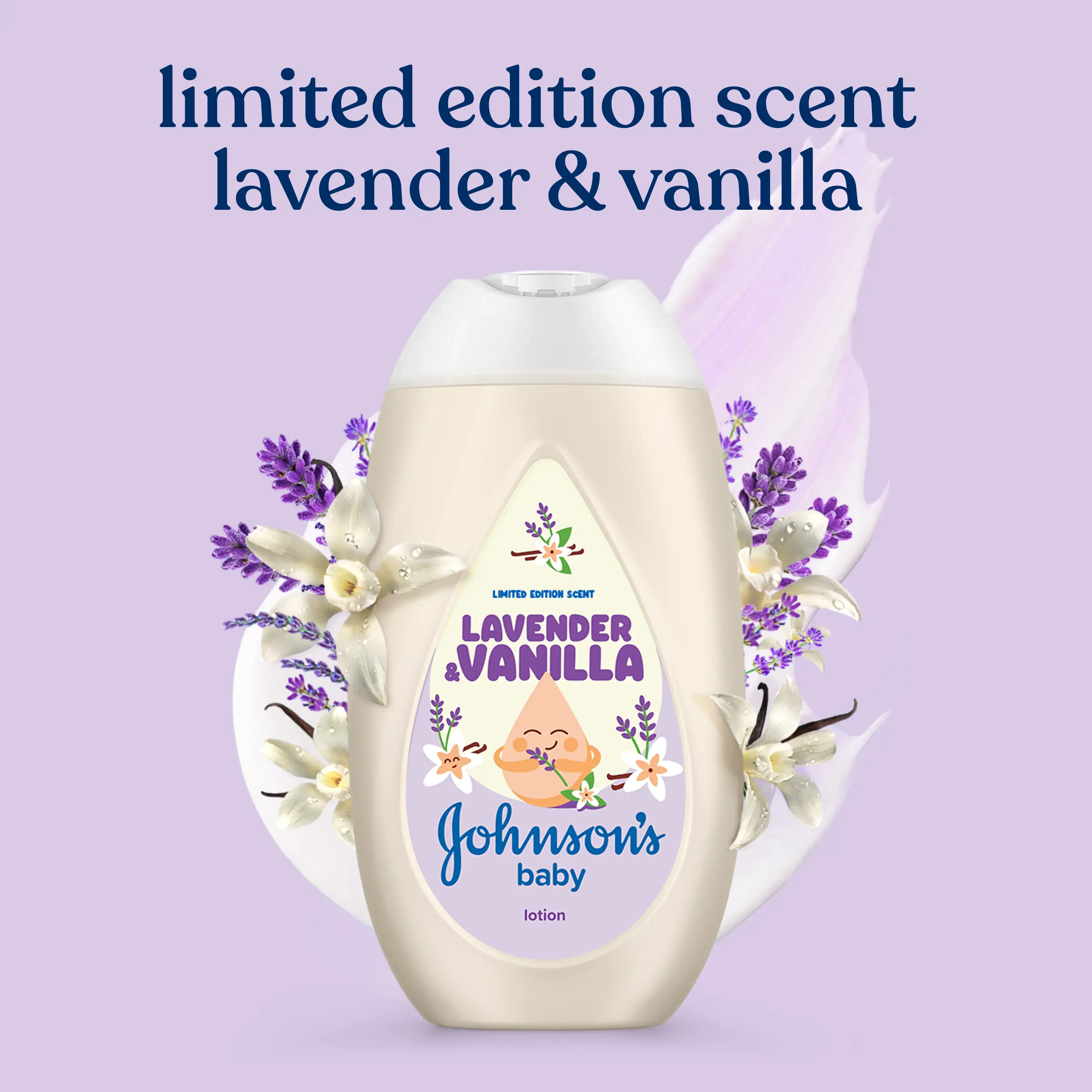 JOHNSON’S® Baby Lotion Limited edition scent lavender & vanilla