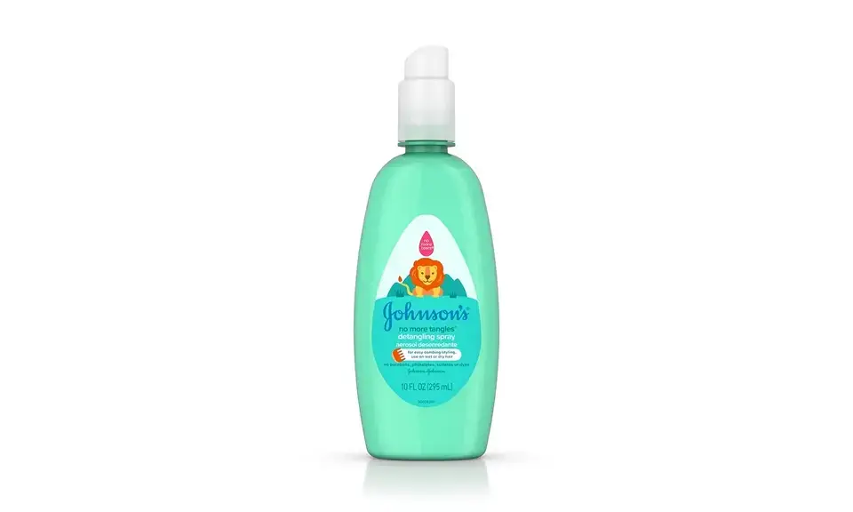 Johnson’s® Our Scents & Fragrance featuring No More Tangles detangling spray Bottle Image