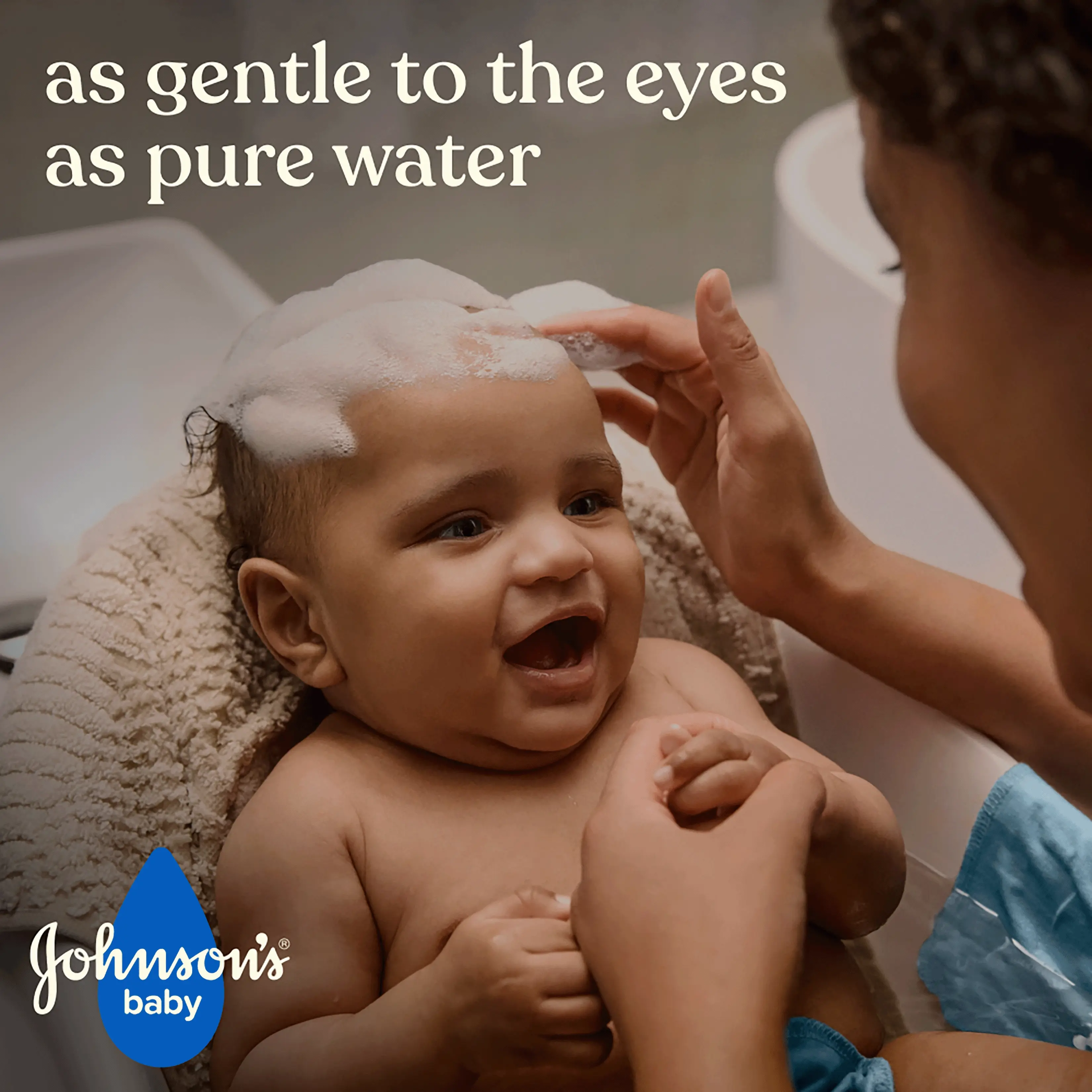 Johnson's Baby Shampoo, as gentle to the eyes as pure water