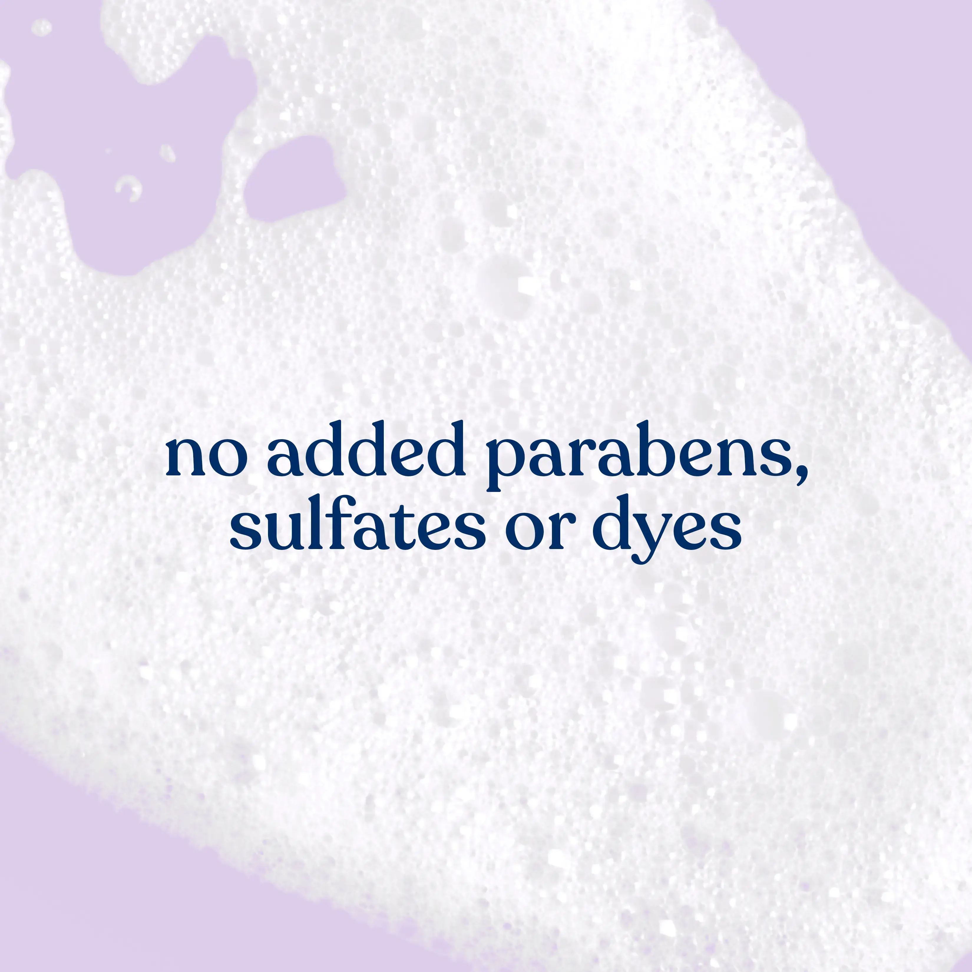 JOHNSON’S® Baby Wash Shampoo no added parabens, sulfates or dyes