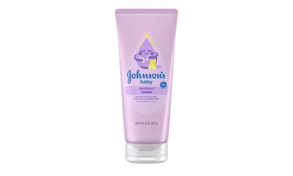 Johnson’s® Our Scents & Fragrance featuring Baby Bedtime® Moisturizing Cream Bottle Image