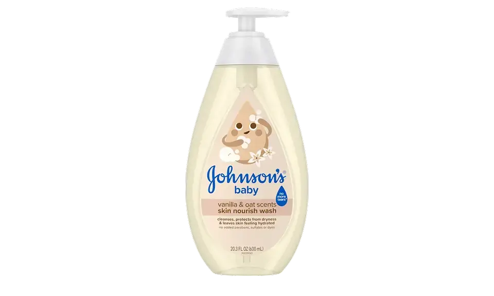 Johnson’s® Our Scents & Fragrance featuring Skin Nourish Wash, Vanilla & Oat Scents Bottle Image